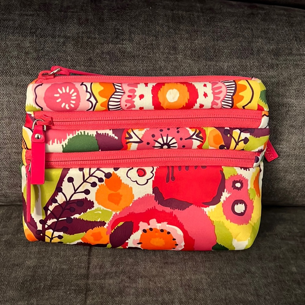 Vera Bradley Cosmetic Bag “Clementine”